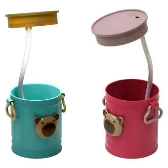 Купить Лампа настольная аккумуляторная с подставкой для ручек "Капибара" оптом